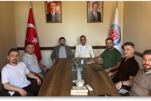 Erkan Güngör, AK Parti İlçe Başkanı Semih Tezcan’ı Ağırladı